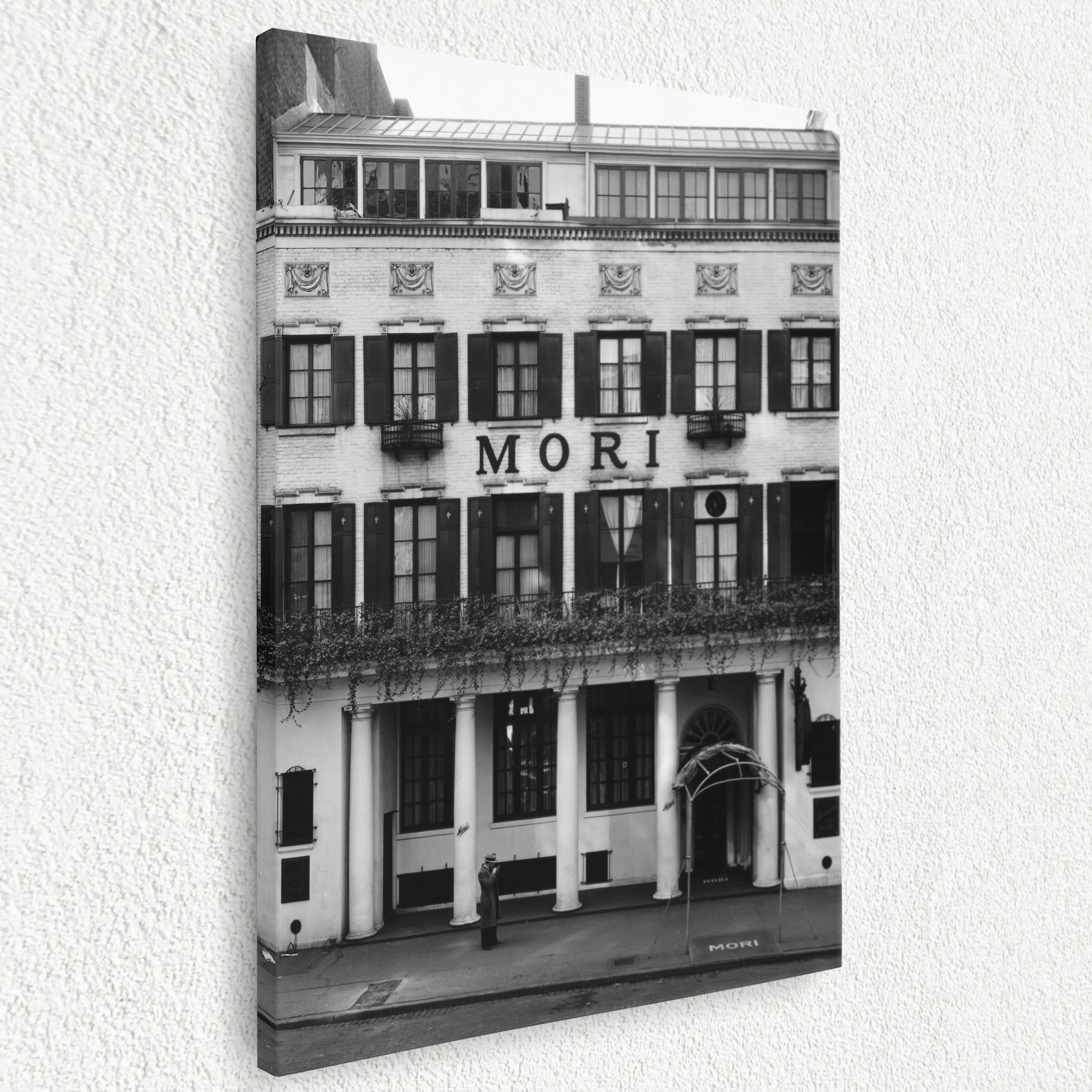 1935 Mori’s Restaurant, Bleecker St NYC 12″ x 16″ Canvas