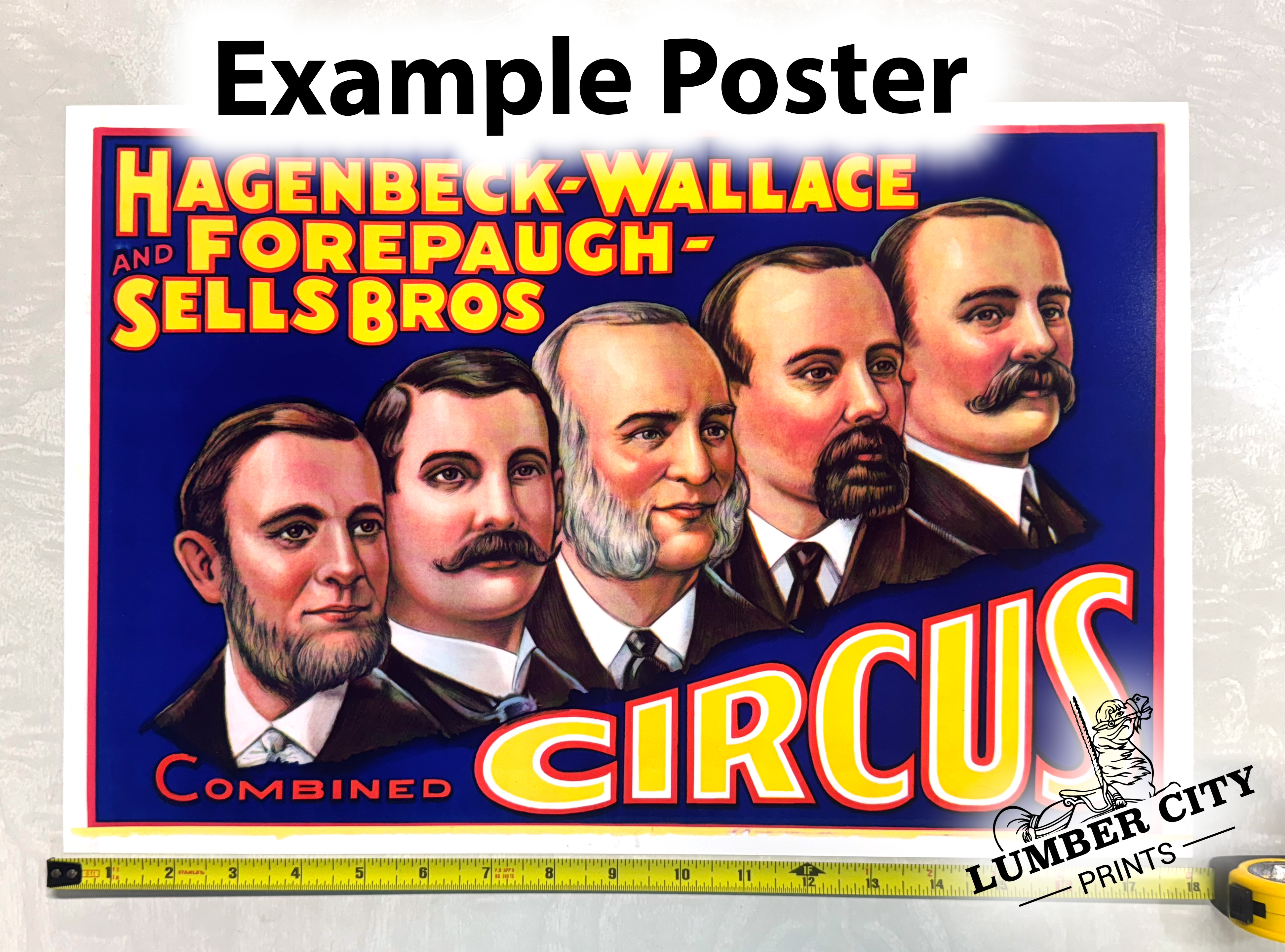 Adam Forepaugh Sells Bros Circus Philion 1899 Poster Print Vintage